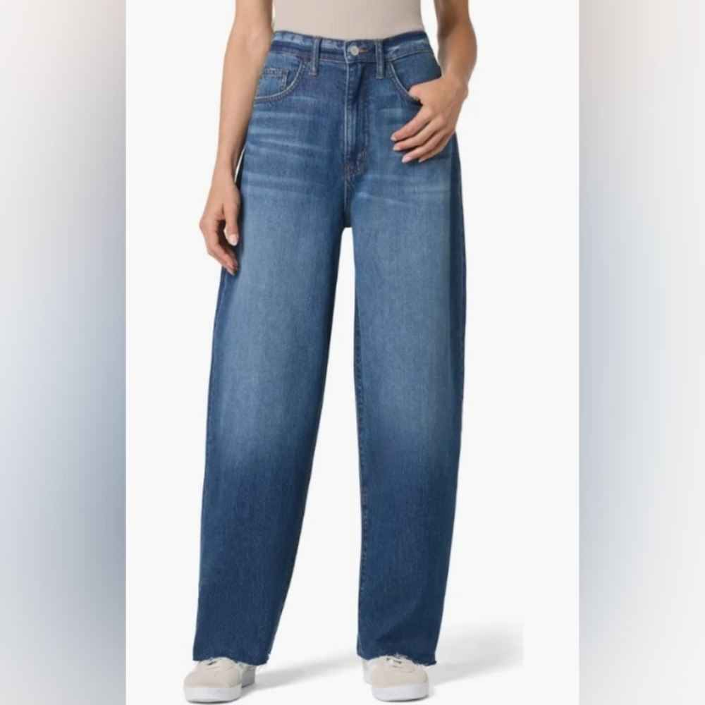 Hudson High Waisted Barrel Leg Denim Jean Jeans Size 26 NEW NWT